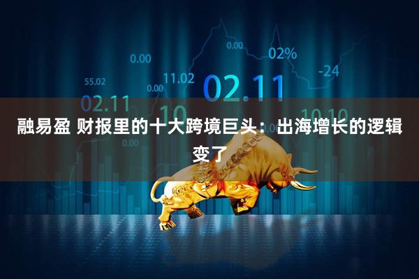 融易盈 财报里的十大跨境巨头：出海增长的逻辑变了