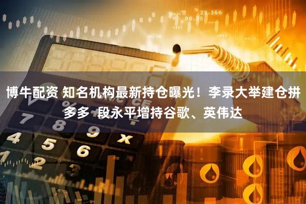 博牛配资 知名机构最新持仓曝光！李录大举建仓拼多多  段永平增持谷歌、英伟达